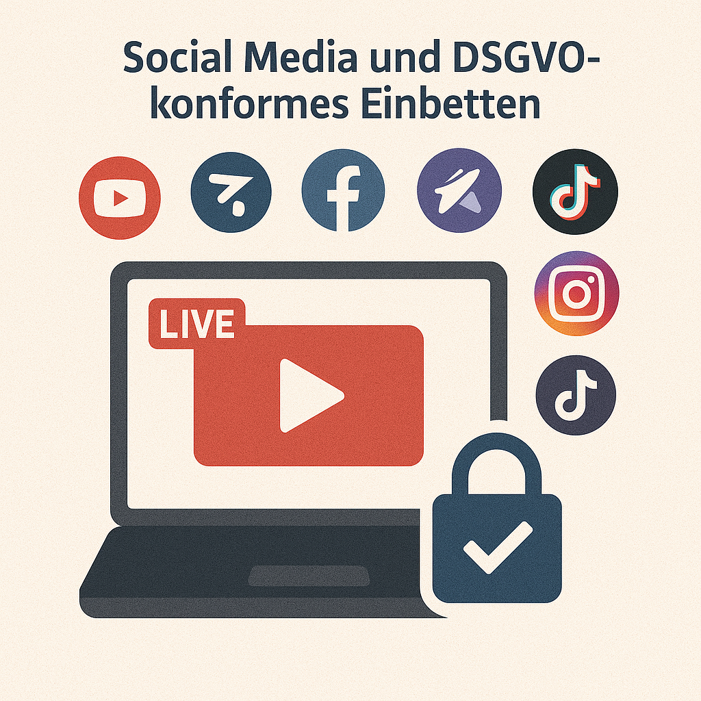 Social Media und DSGVO-konformes Einbetten